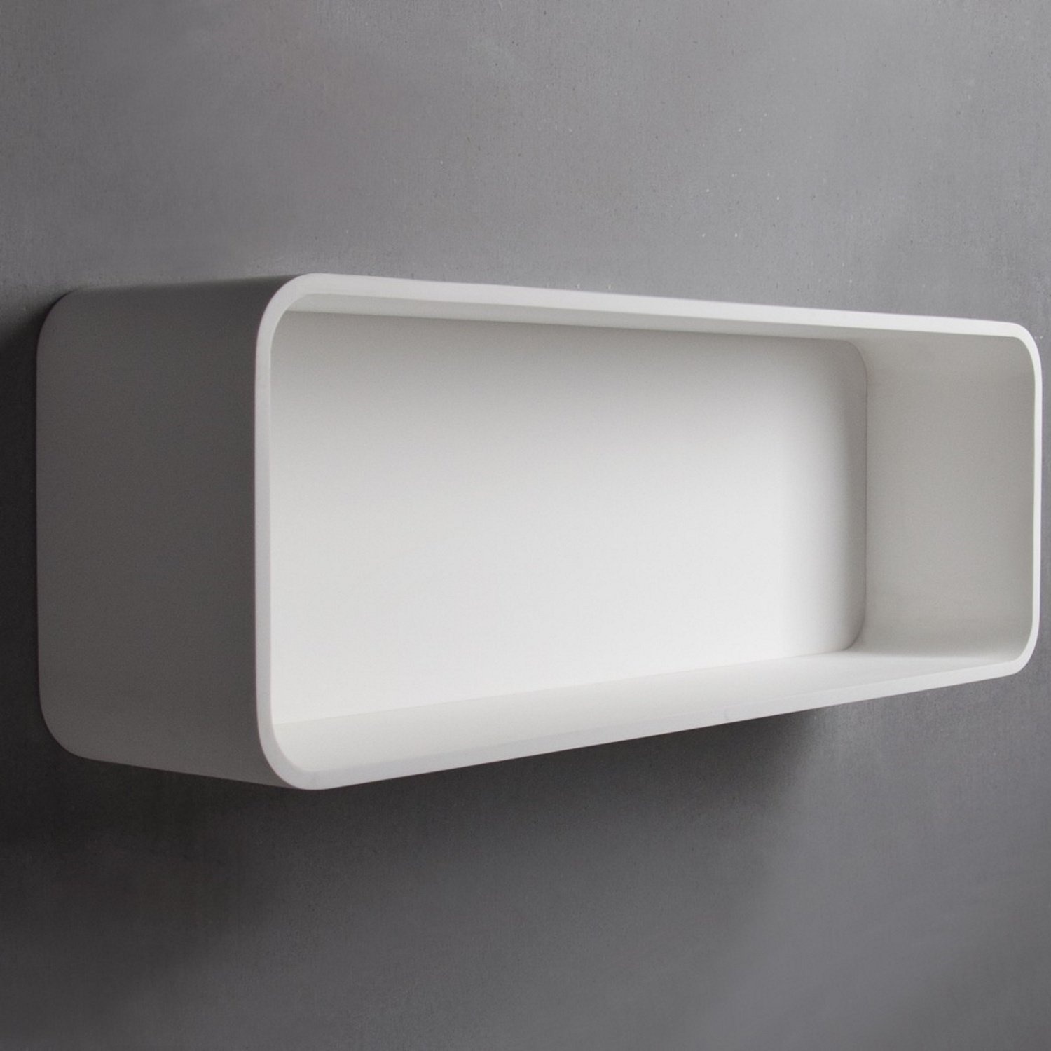 Opbouwnis Ideavit Solidtondo 90x30x20 cm Solid Surface Mat Wit Ideavit