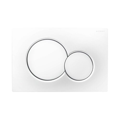 Bedieningsplaat Sigma by Geberit Frontbediening Mat Wit 