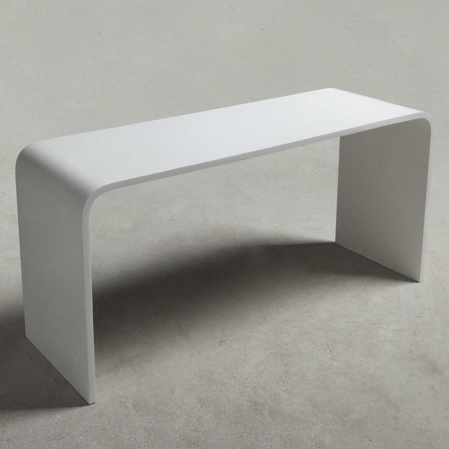 Badkamer Tafel Ideavit 90x30x43 cm Solid Surface Mat Wit Ideavit