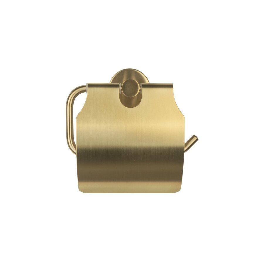 Toiletrolhouder Aqua Splash Colorato Met Klep Geborsteld Goud