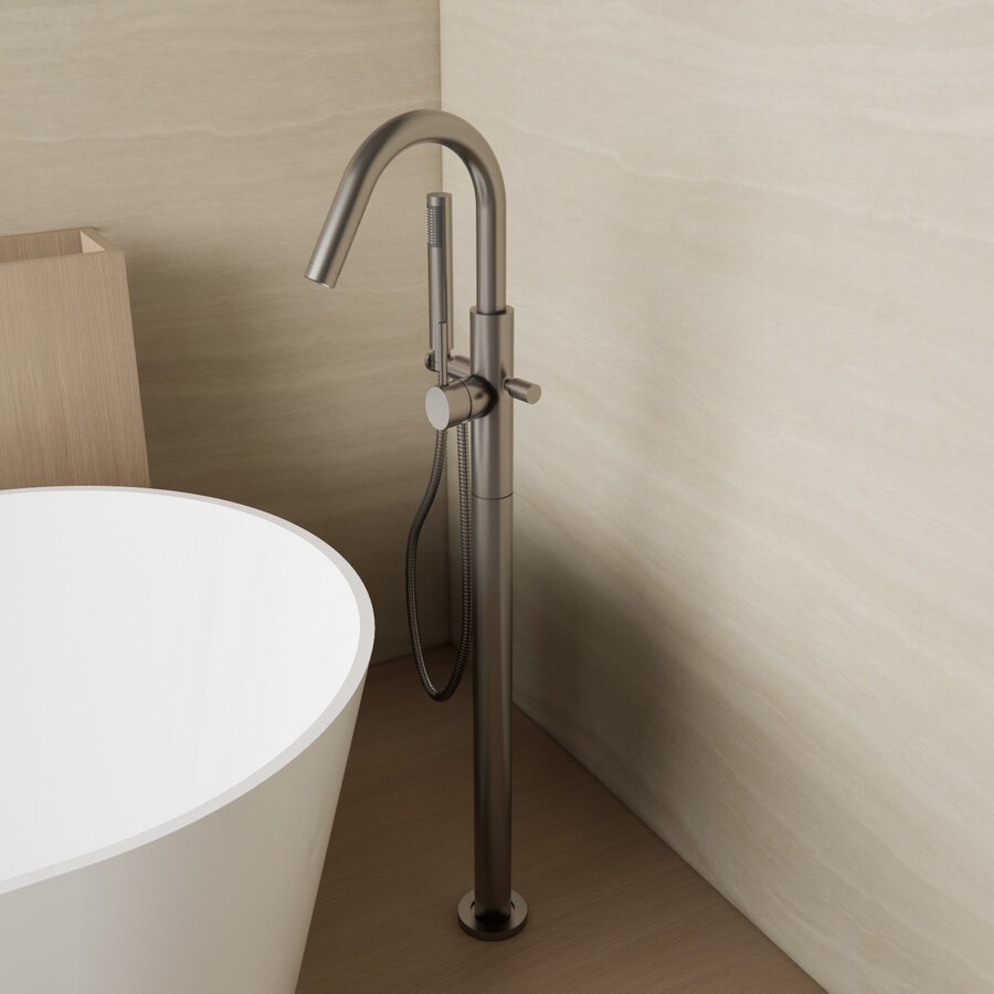 Vrijstaande Badkraan Boss & Wessing Cemal Thermostatisch Geborsteld Staal