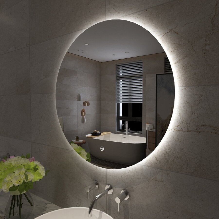 Spiegel Wiesbaden Giro Rond met LED Verlichting 100 cm