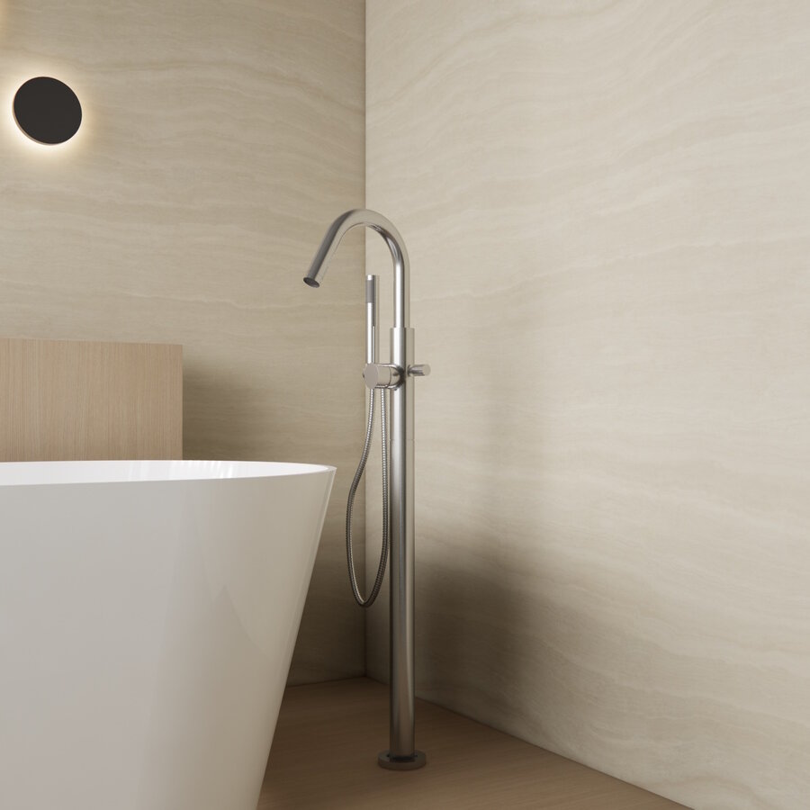 Vrijstaande Badkraan Boss & Wessing Cemal Thermostatisch Messing Chroom