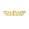 Aquasplash Hoofddouche BWS Colorato Vierkant 30x30 cm Geborsteld Goud