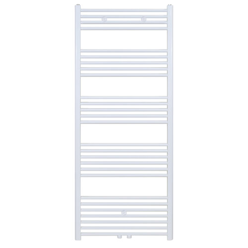 Designradiator Nile Gobi 160x60cm 828W Wit (Midden/zij-aansluiting) 