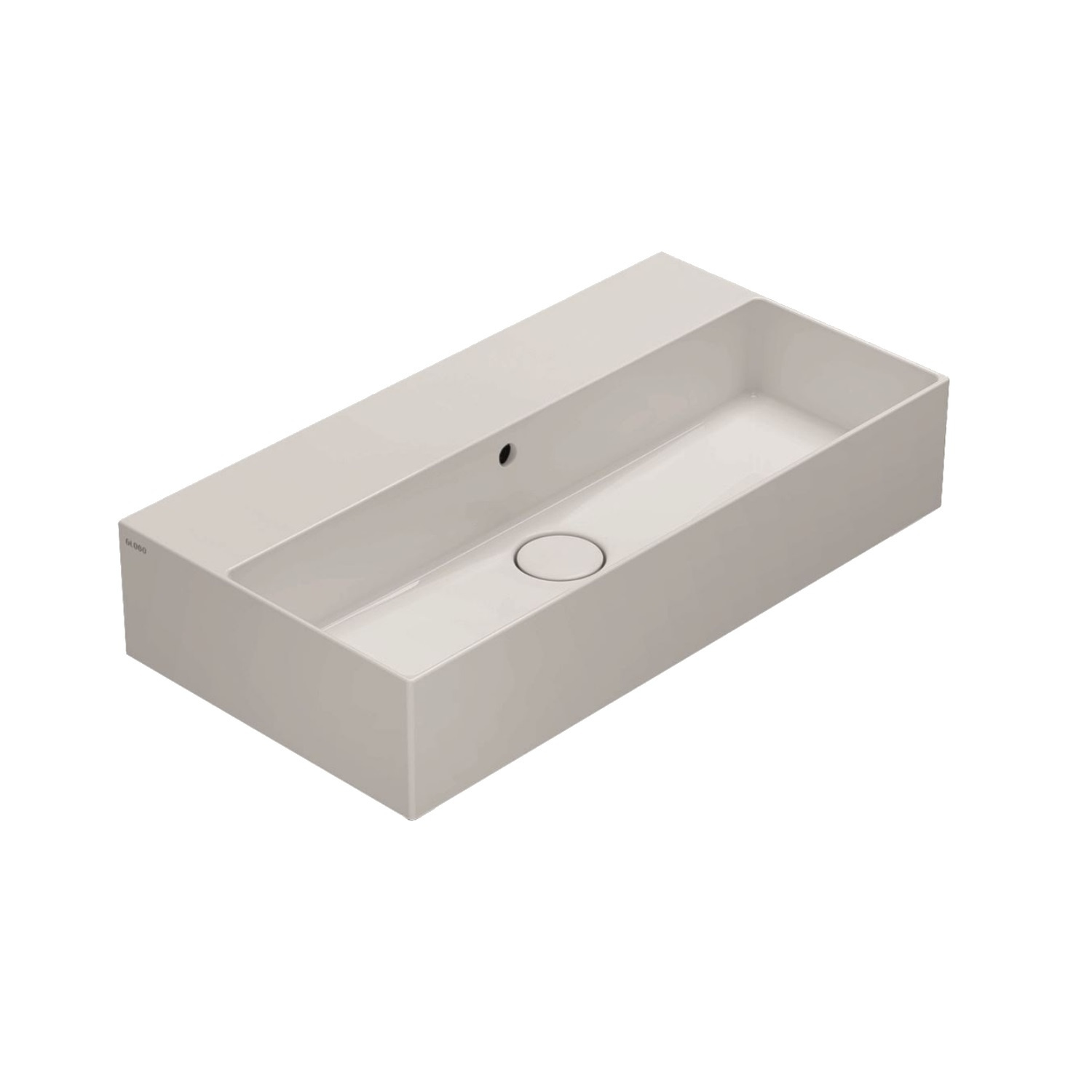 Wastafel Luca Sanitair Globo 71x37x14 cm Keramiek Overloop Luca Sanitair