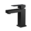 Aqua Splash Wastafelmengkraan Aqua Splash Colorato Chan Rechthoekig Mat Zwart