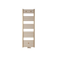 Handdoek Radiator BWS Cory 160x60 cm 557 Watt Midden en Zijaansluiting Geborsteld Messing Goud