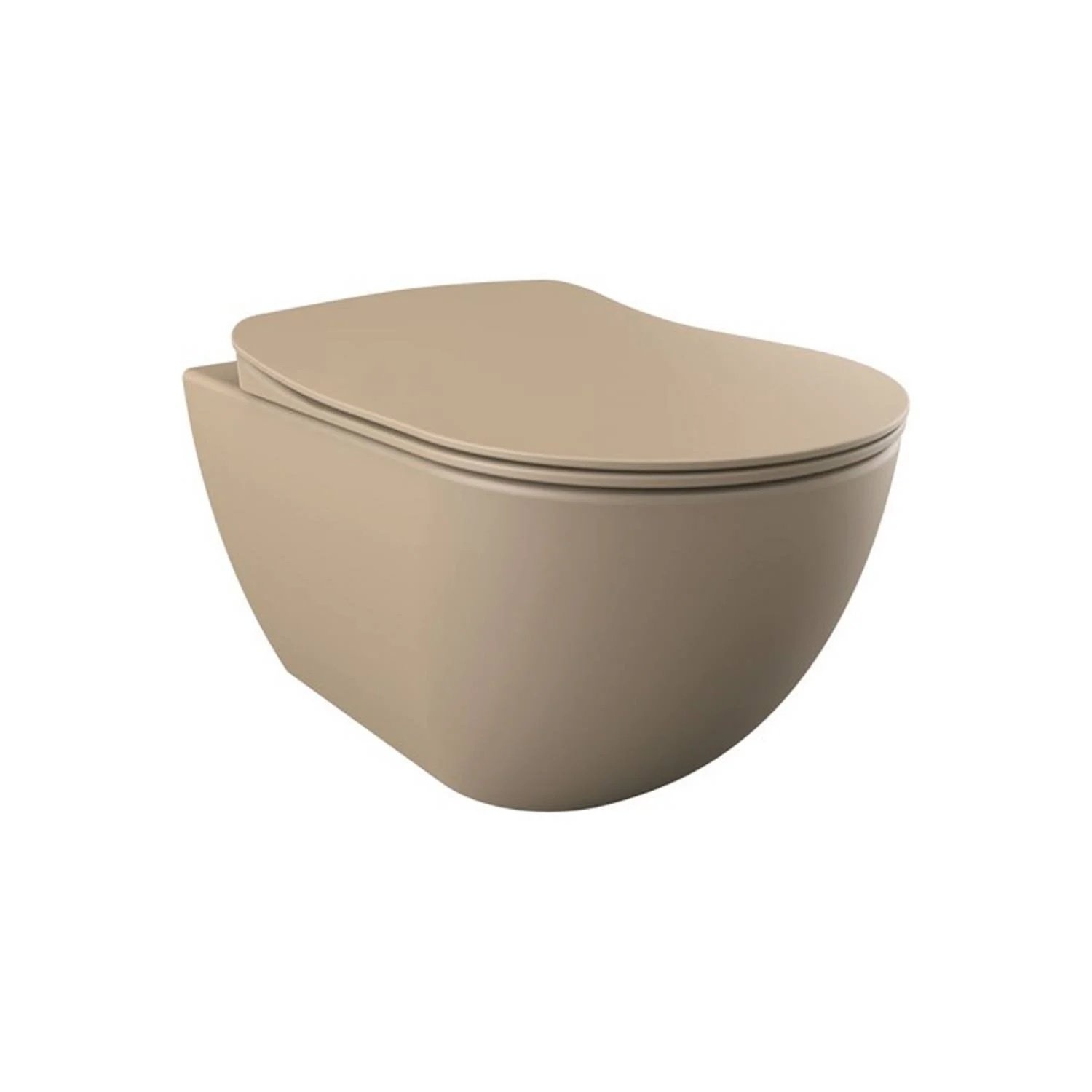 Wandcloset Creavit Freedom Met RVS Sproeier Mat Cappuccino Creavit