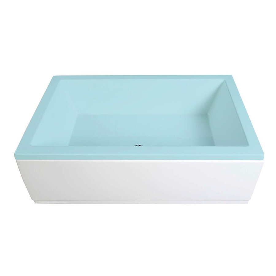 Douchepaneel Sapho Voorkant tbv Extra Diepe Douchebak 100x36 cm Wit