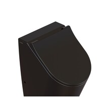 Urinoir Deksel Globo Forty3 Met Softclose Systeem Mat Zwart