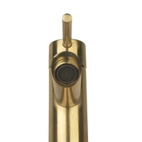 Wastafelmengkraan Aqua Splash Colorato 1 Hendel Geborsteld Goud