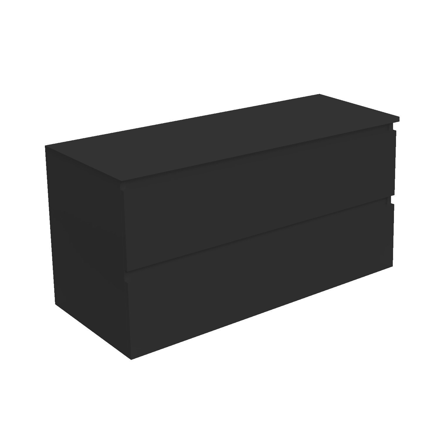 Gliss Design Paris 100 onderkast Mat Zwart Gliss Design