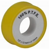 Teflon-Tape 12 mtr x 12 mm x 0,1 mm ongekeurd