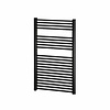 Boss & Wessing Designradiator Nile Gobi 160x60cm Zwart (zij- of midden-onderaansluiting)