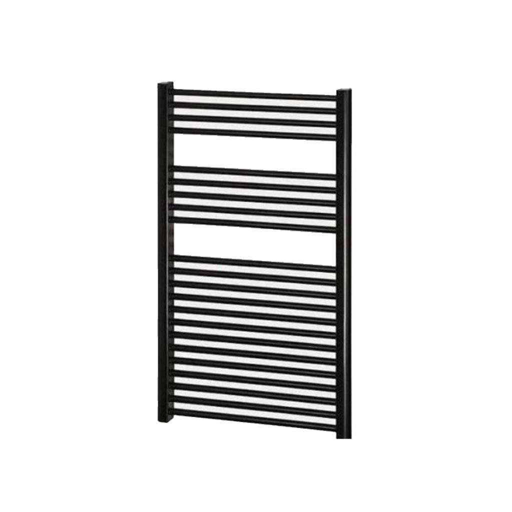 Boss & Wessing Designradiator Nile Gobi 160x60 cm Zwart - Midden-onderaansluiting