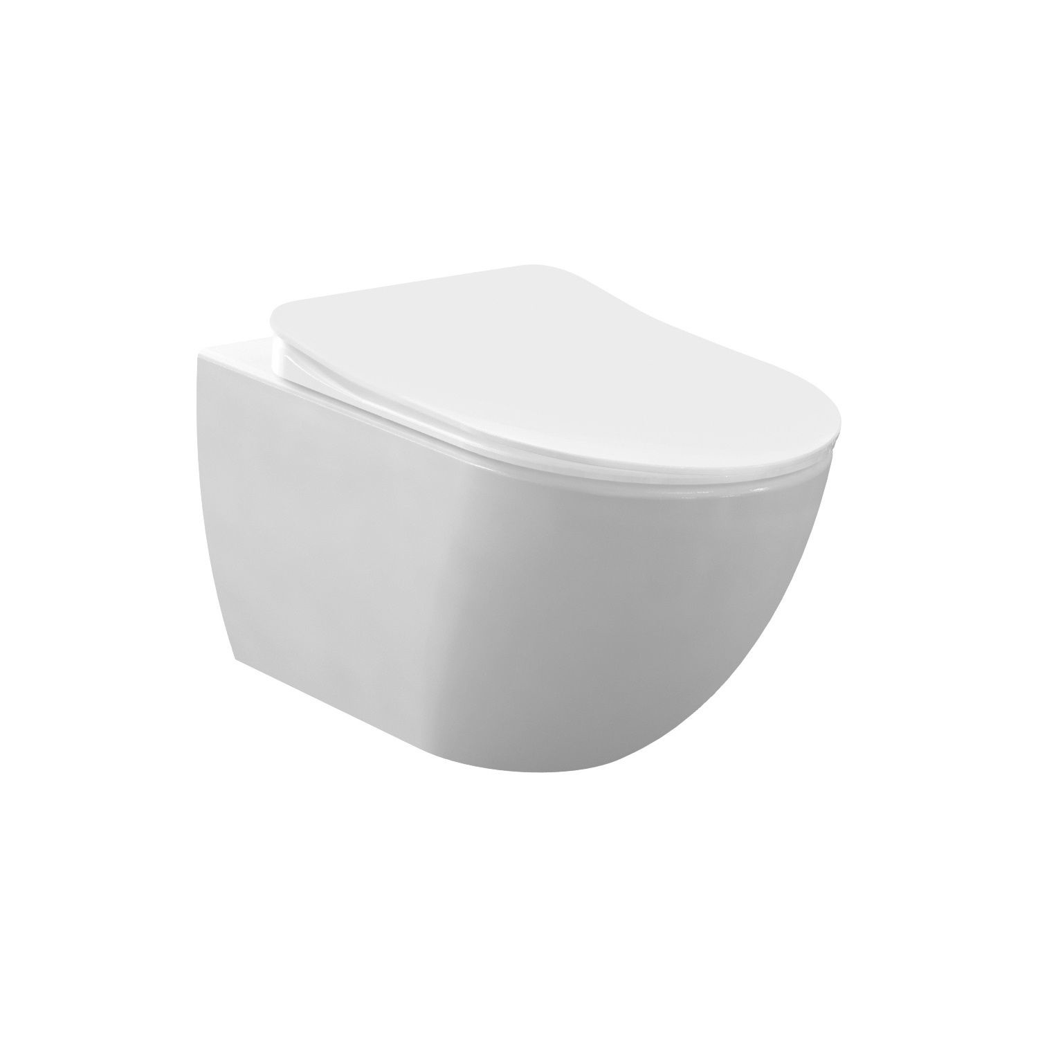 Wandcloset Creavit Freedom Randloos Met Bidet Mat Wit Creavit