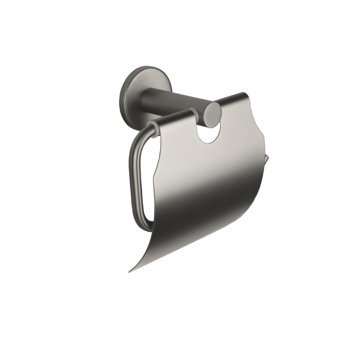 Toiletrolhouder Aqua Splash Colorato Met Klep Gunmetal Aqua Splash