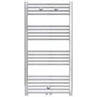 Designradiator Nile Gobi 120x50cm 376W Chroom (Midden/zij-ansluiting)