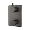 Boss & Wessing BWS Afbouwdeel Cemal Douche Thermostaat Inbouw 2-Weg Gunmetal