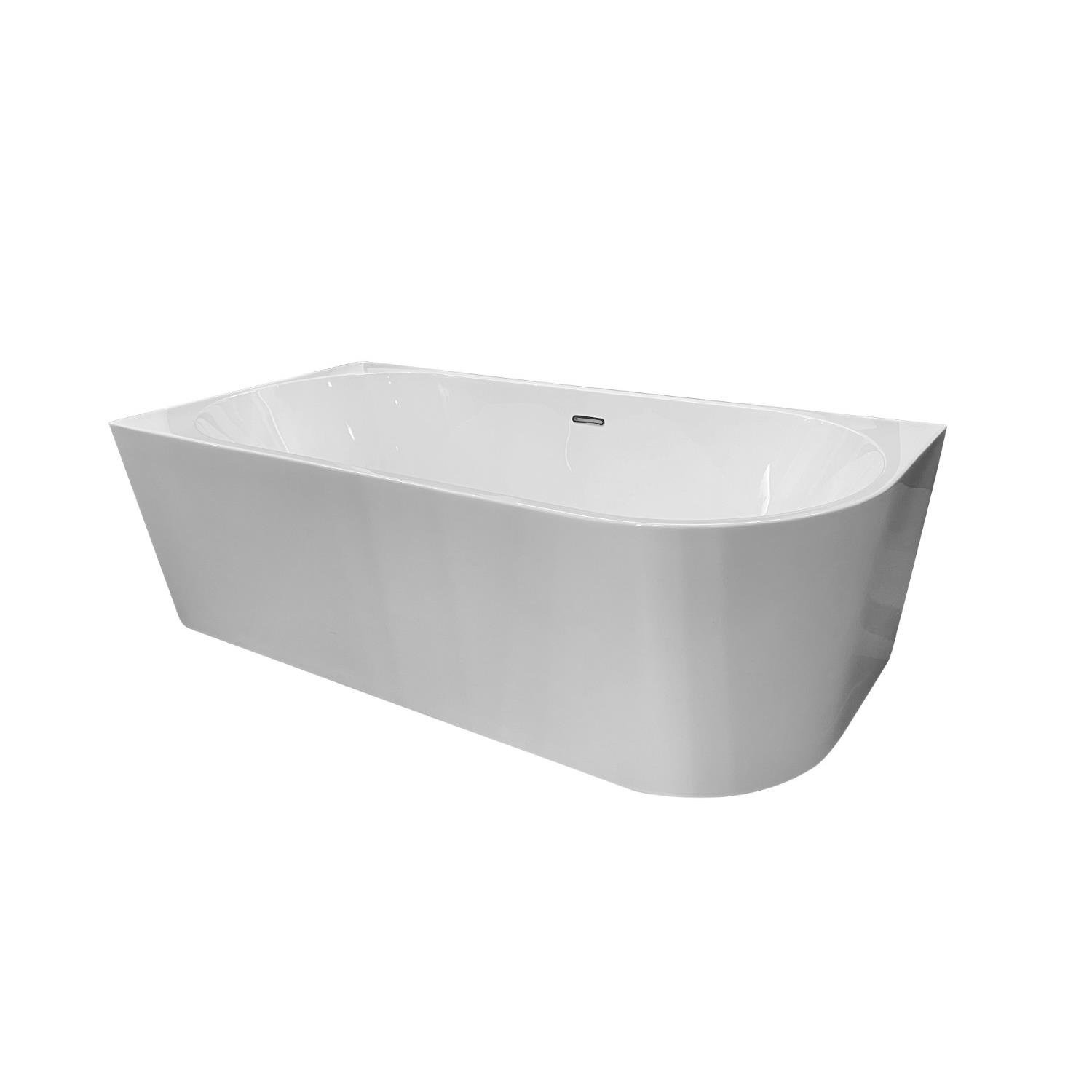 Ligbad Arcqua Patia Back To Wall 170x80 Acryl Glans Wit Links Arcqua
