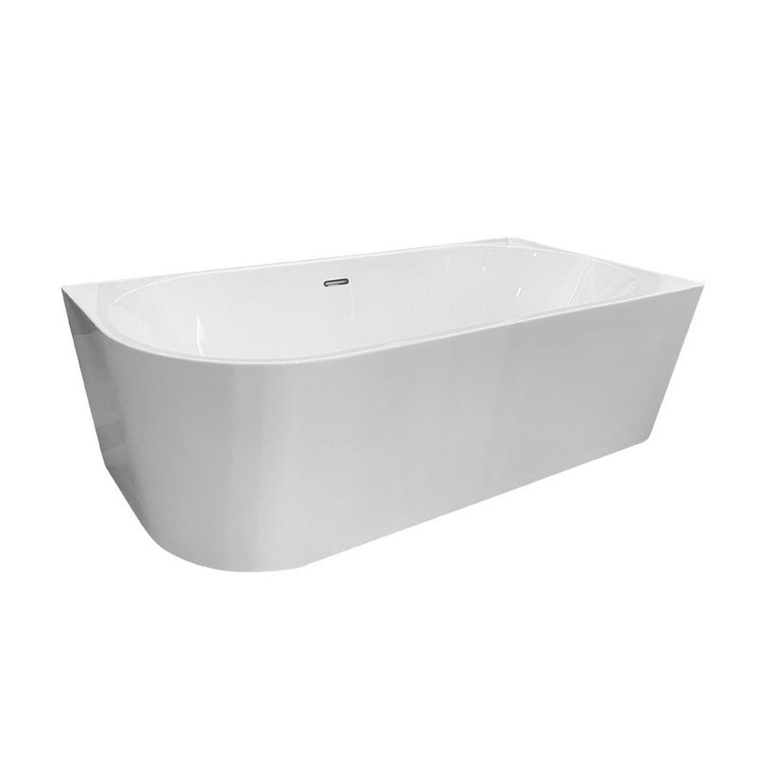 Ligbad Arcqua Patia Back To Wall 170x80 Acryl Glans Wit Rechts Arcqua