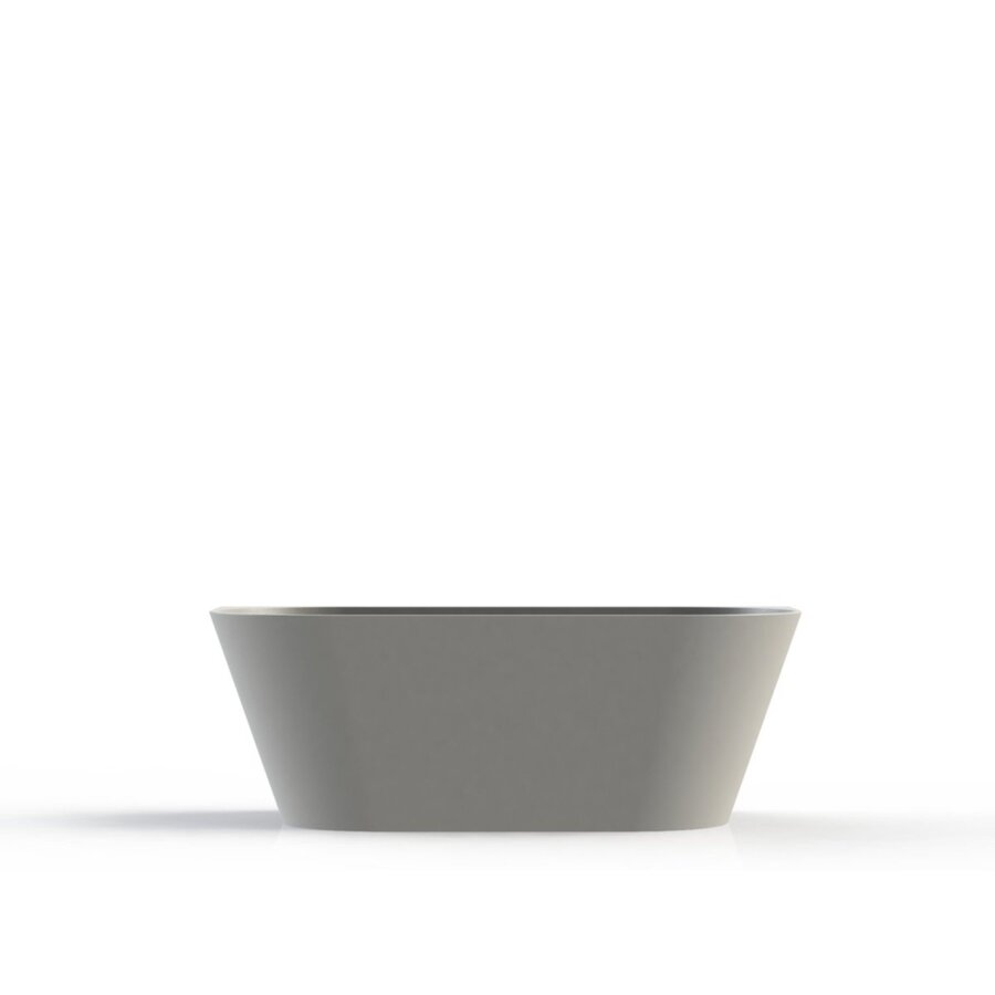 Half Vrijstaand Bad Arcqua Pinto Back To Wall 160x70x57 cm Mat Wit