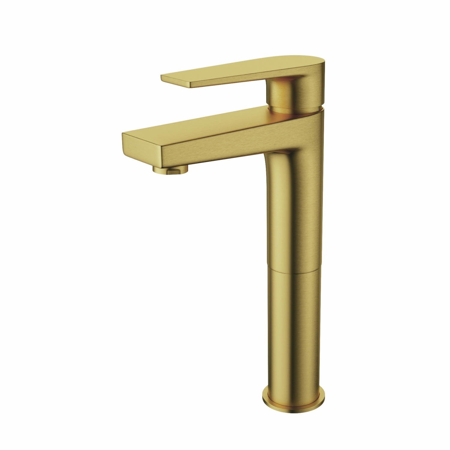 Wastafelkraan AquaSplash Colorato Verhoogd Geborsteld Goud Aquasplash