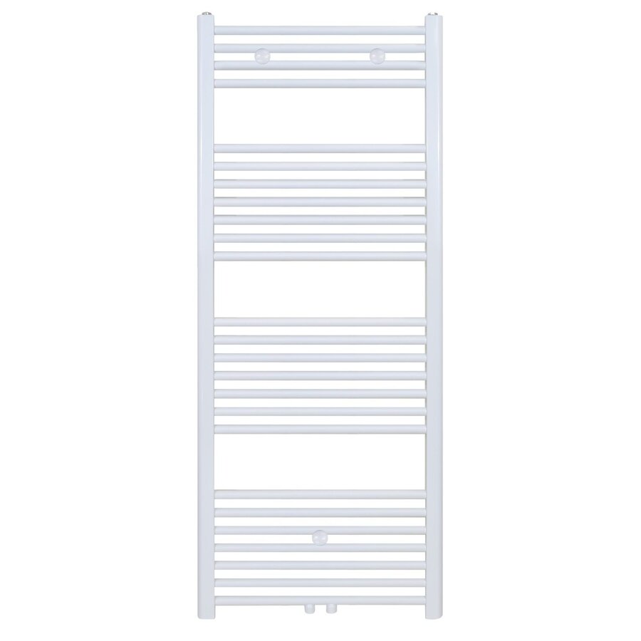 Designradiator Nile Gobi 140x40cm 556W Wit (Midden/zij-aansluiting)