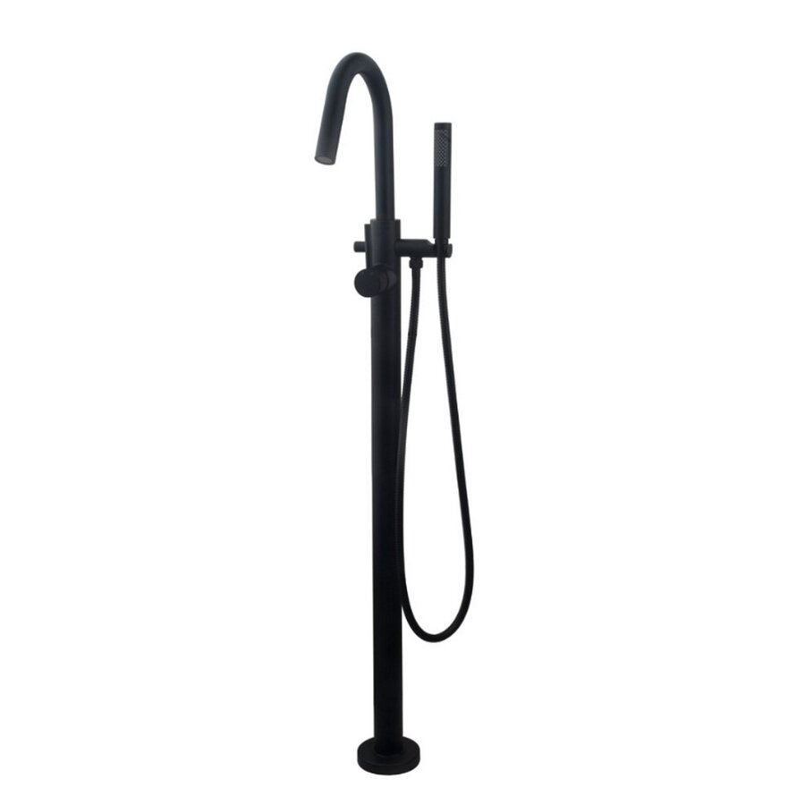 AQS Badkraan Cemal Vrijstaand Mengkraan Compleet Mat Zwart