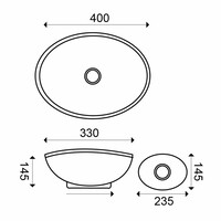 Waskompack Juno Keramiek 40x33x14.5 cm CHROOM (Keuze uit 3 kranen)