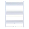 Designradiator Nile Gobi 100x60cm 496W Wit (Midden/zij-aansluiting)
