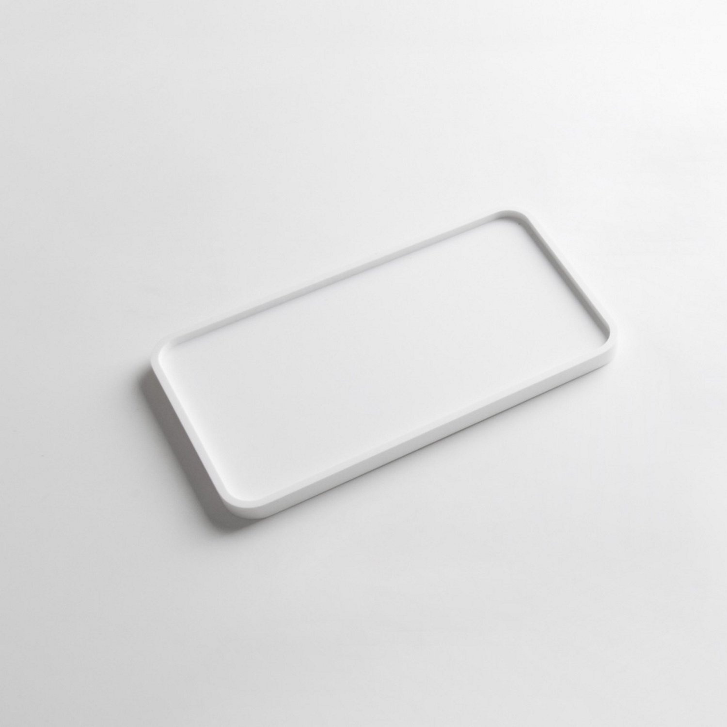 Cosmetica Plank Ideavit Solidplate 25x14x1.2 cm Solid Surface Mat Wit Ideavit