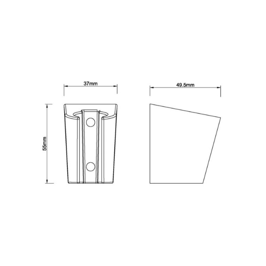 Handdouchehouder Boss & Wessing Cemal Geborsteld Koper
