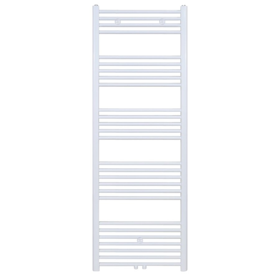 Designradiator Nile Gobi 160x40cm 614W Wit (Midden/zij-aansluiting)