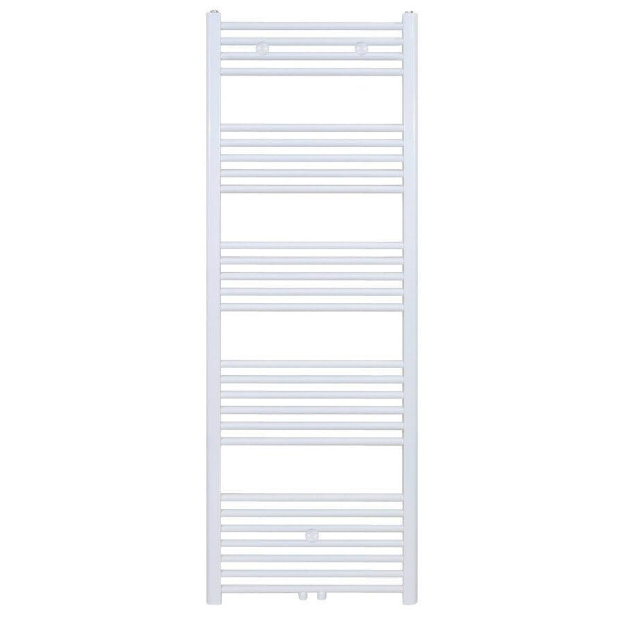Designradiator Nile Gobi 160x40cm 614W Wit (Midden/zij-aansluiting)