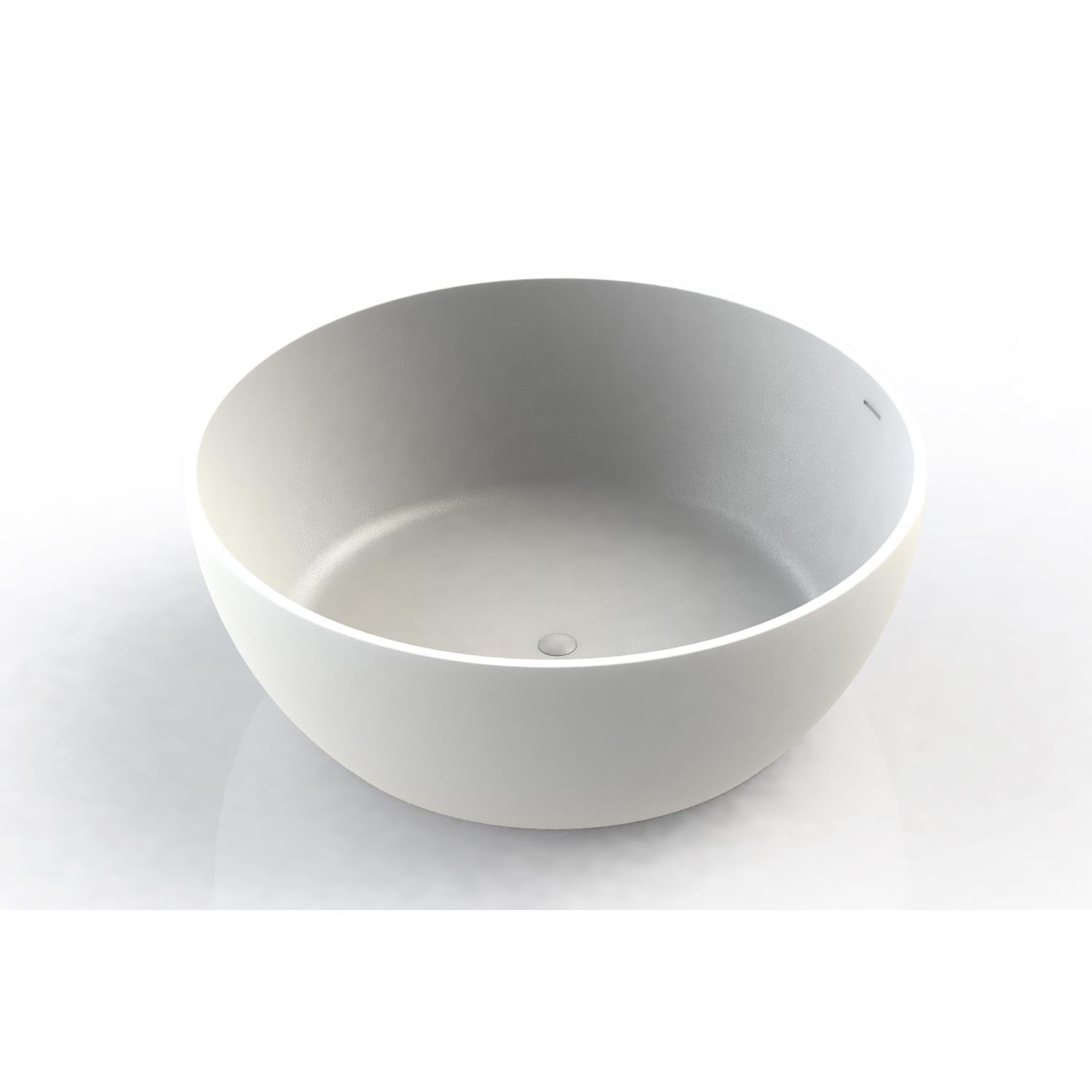 Vrijstaand Ligbad Arcqua Cusco Rond 153 cm Mat Wit Arcqua