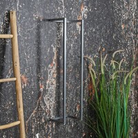 Handdoekenrek AQS Industrieel 95x25x20 cm Chroom