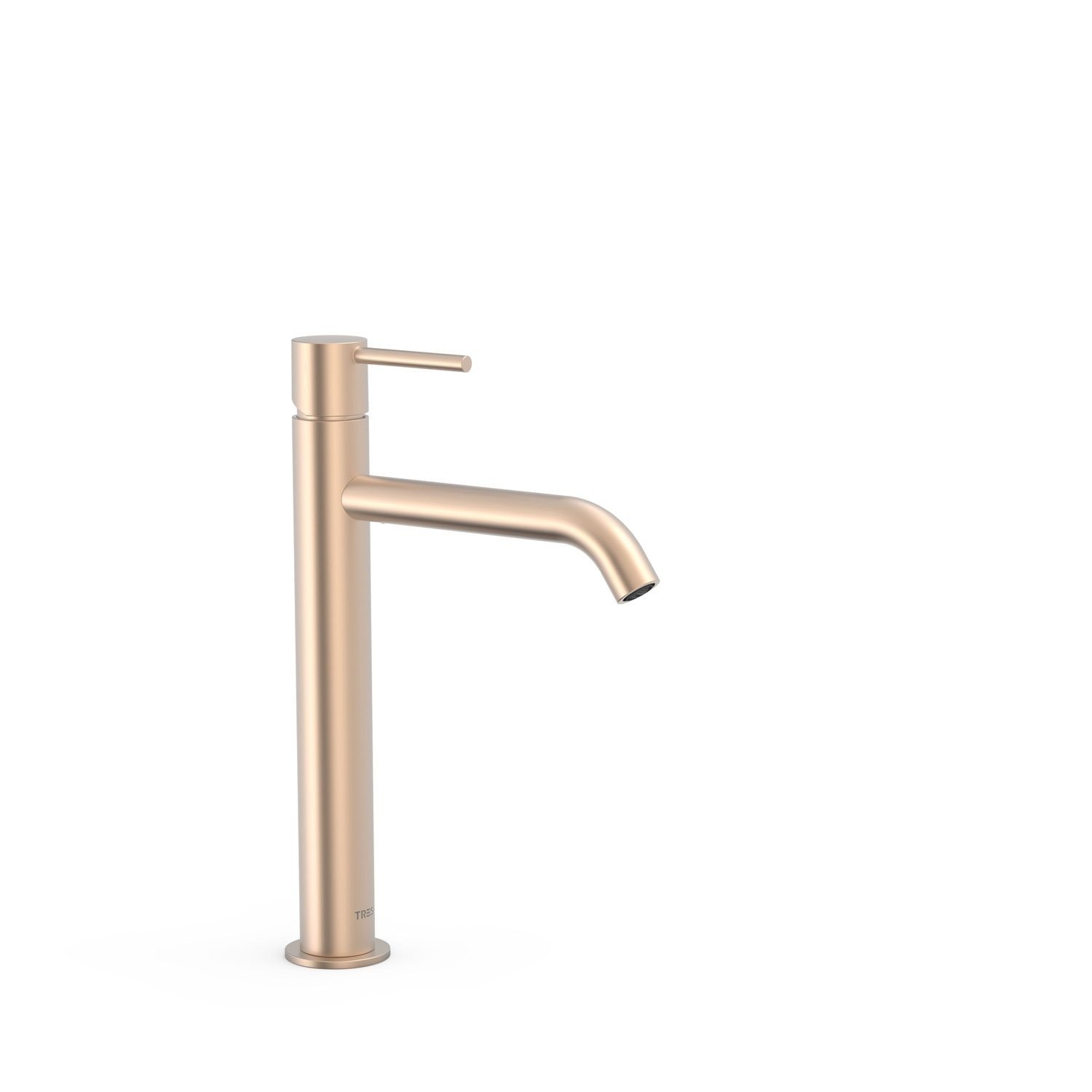 Wastafelmengkraan Tres Study Exclusive 30,4 cm 1-Hendel Rond Mat Rosé Goud Tres