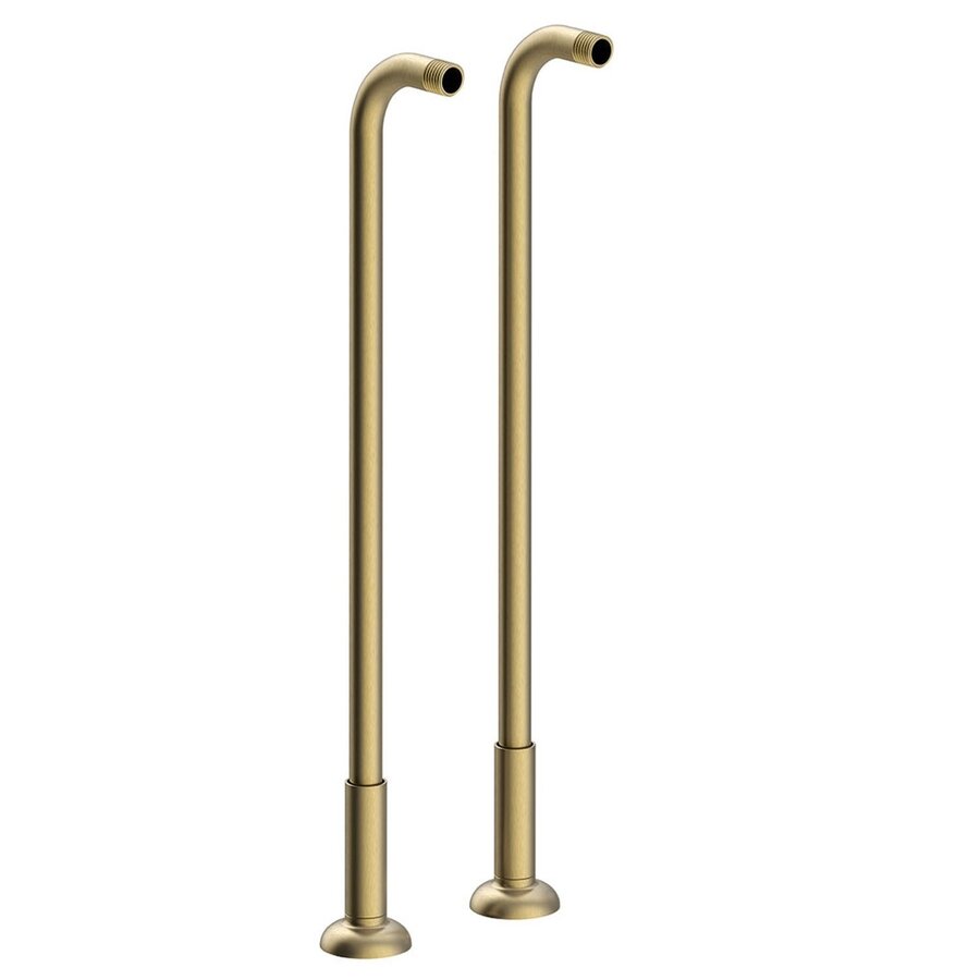 Badkraankoppelingen Tres Clasic Vrijstaand Verouderd Messing Mat