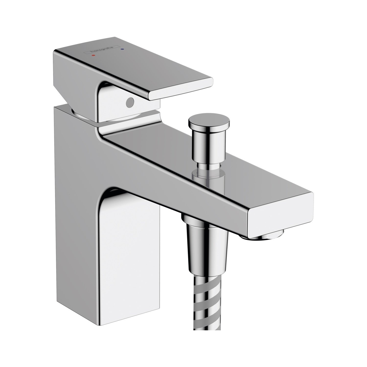 Hansgrohe Bad en Douchemengkraan Vernis Shape Eengreeps Met 2 Flow Rates Chroom