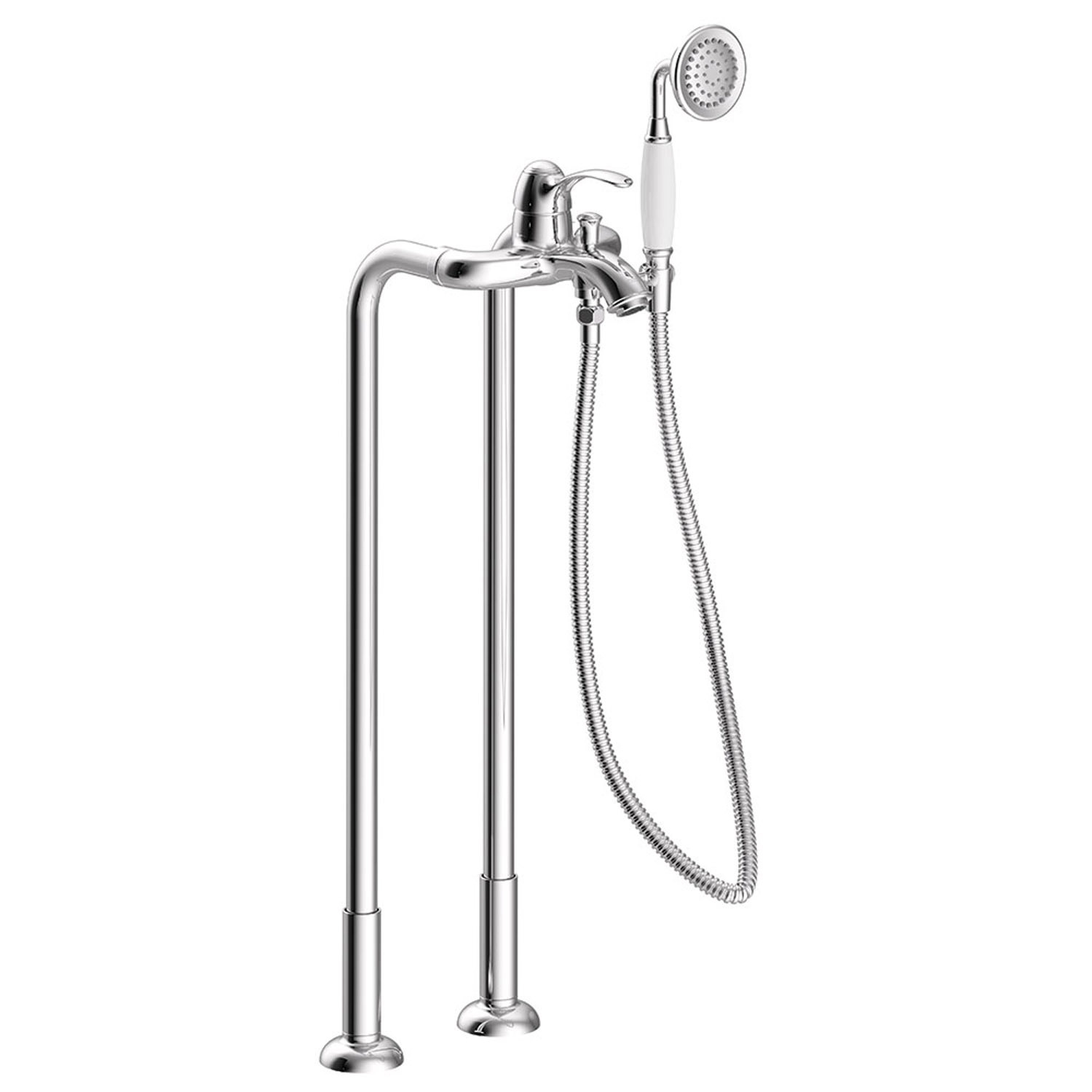 Badmengkraan Tres Clasic Vrijstaand 1 Hendel Incl Handdouche Chroom Tres