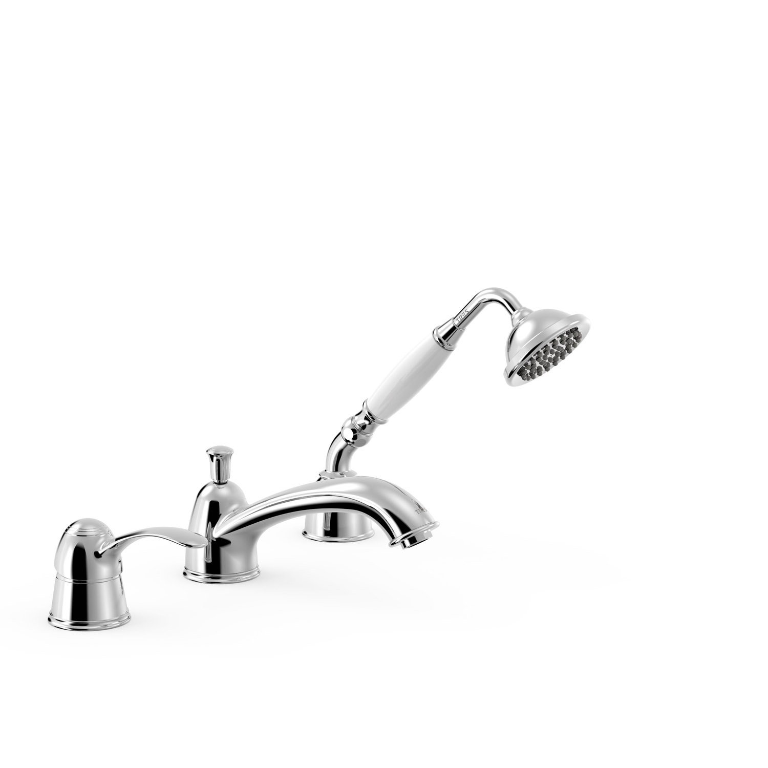 Badrandkraan Tres Clasic Mengkraan Incl. Handdouche Chroom Tres