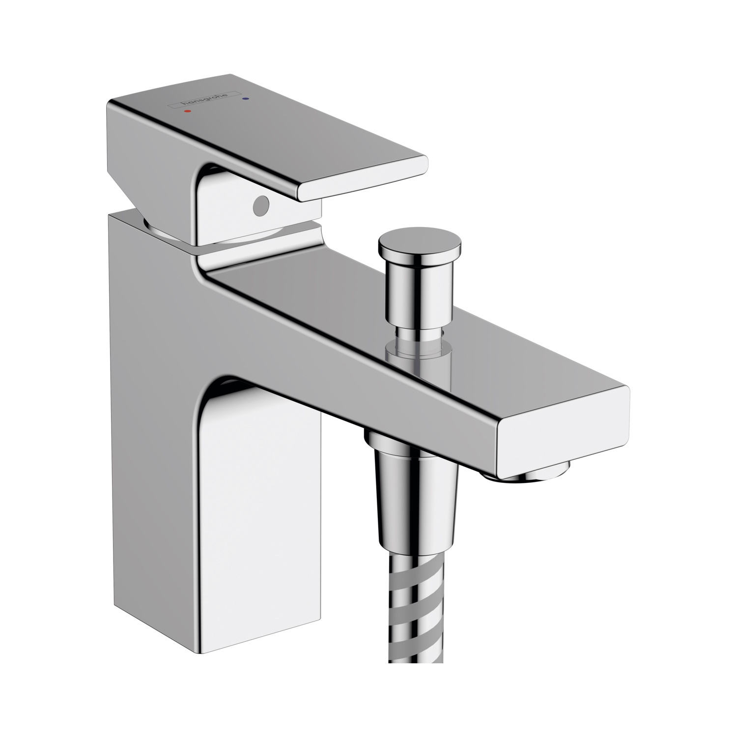 Hansgrohe Bad en Douchemengkraan Vernis Shape Eengreeps Monotrou Zinc Chroom