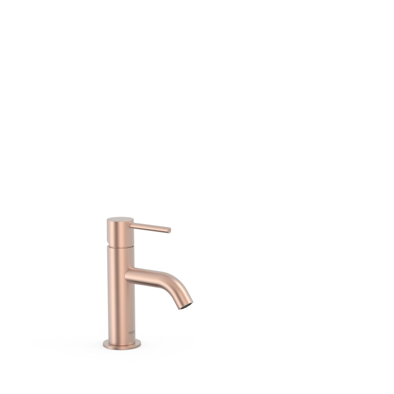 Wastafelmengkraan Tres Study Exclusive 17,5 cm Hendel Rond Mat Rosé Goud Tres