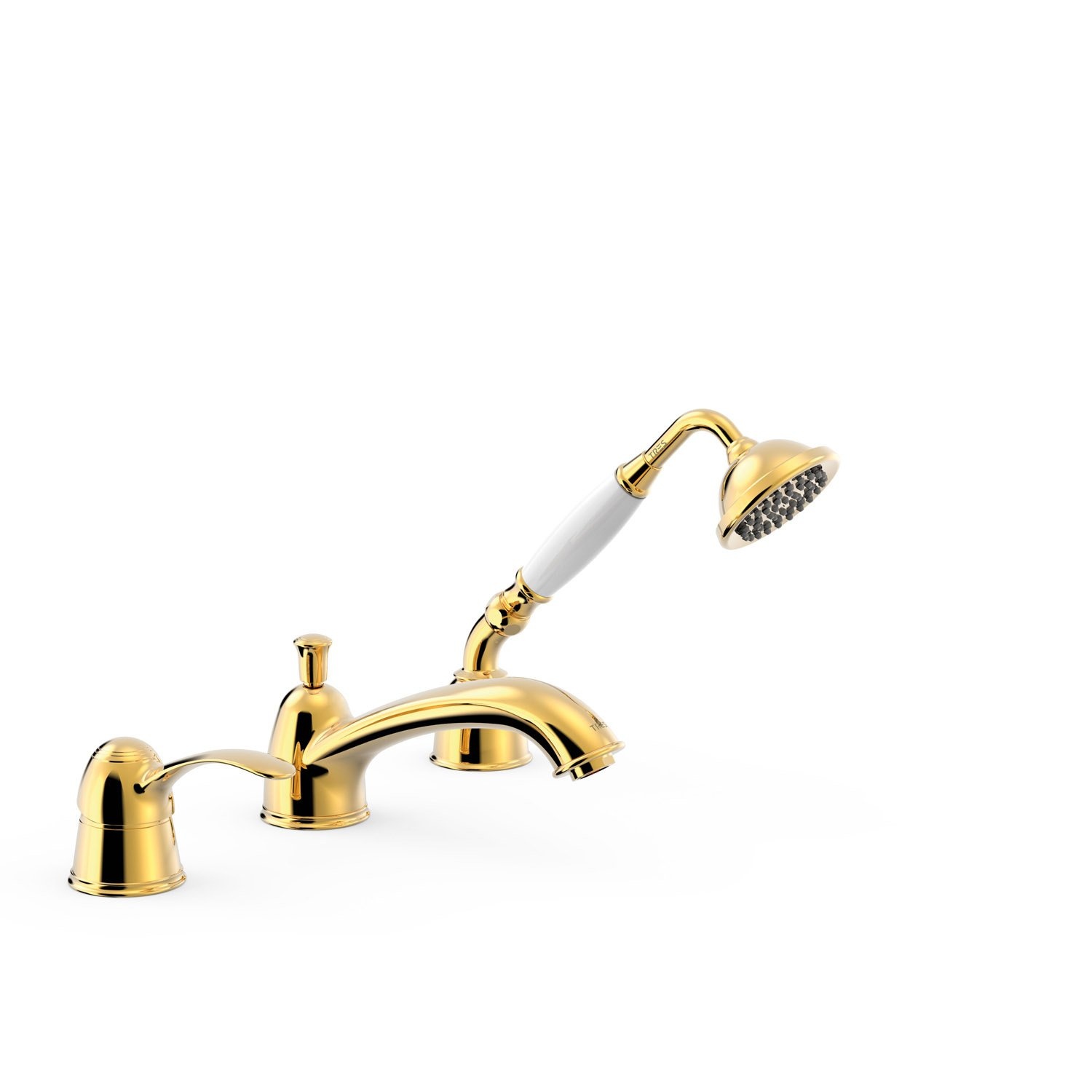 Badrandkraan Tres Clasic Mengkraan Incl. Handdouche Goud Tres