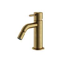 Bidetmengkraan Hotbath Archie Geborsteld Messing PVD