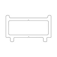 Sealskin Contour Verbredingsprofiel 1 cm Breed & 200 cm Hoog Mat Grijs