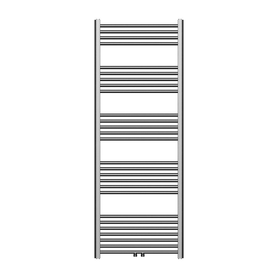 Handdoek Radiator BWS Cory 160x60 cm 557 Watt Midden en Zijaansluiting Gunmetal
