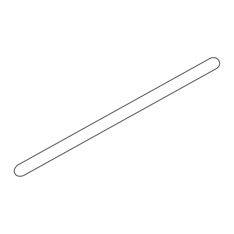 Sealskin Hooked Stabilisatiesteun Verlengstuk 88 cm Mat Zwart